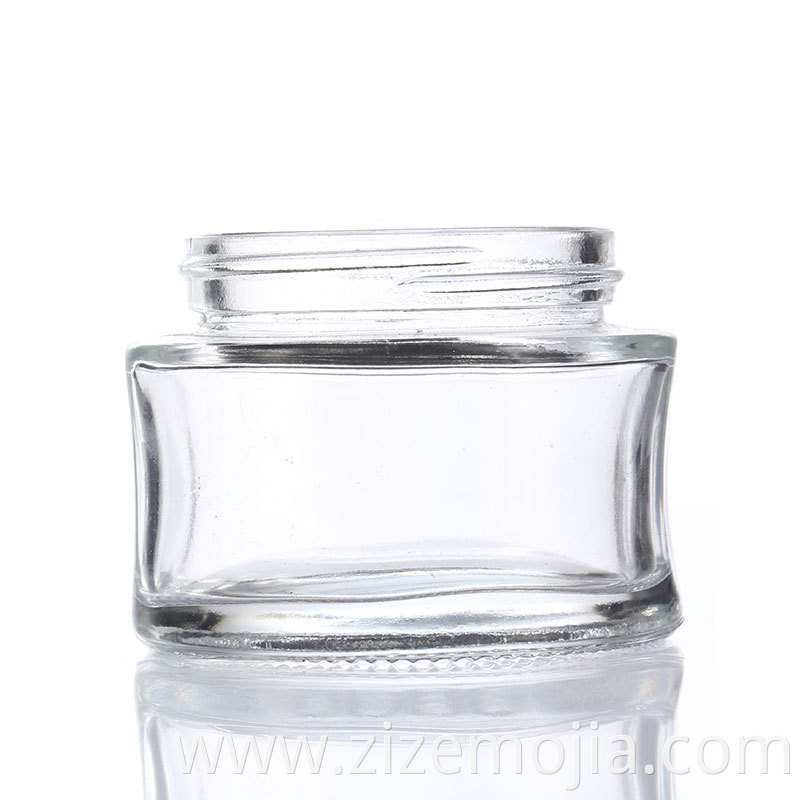 Unique shape jars glass bottles for sale